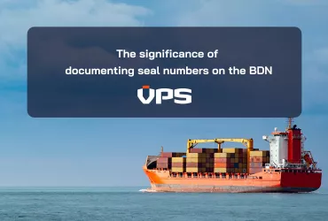 <span>IMPORTANCE OF RECORDING SEAL NUMBERS ON THE BDN</span>
